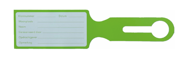 Labels Yupo 5 x 20,2 cm tweezijdig 1 kleur - Afbeelding 3